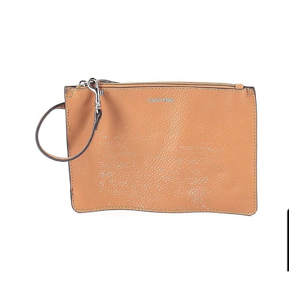 Calvin Klein Pink Wristlet - 10.25" L, 1.25" D, 7.25" H